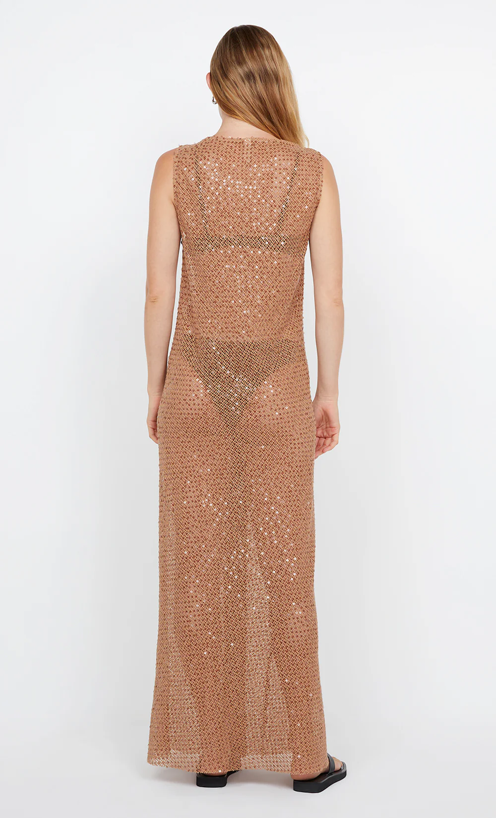 MARGOT MAXI DRESS - CAMEL - Image 4