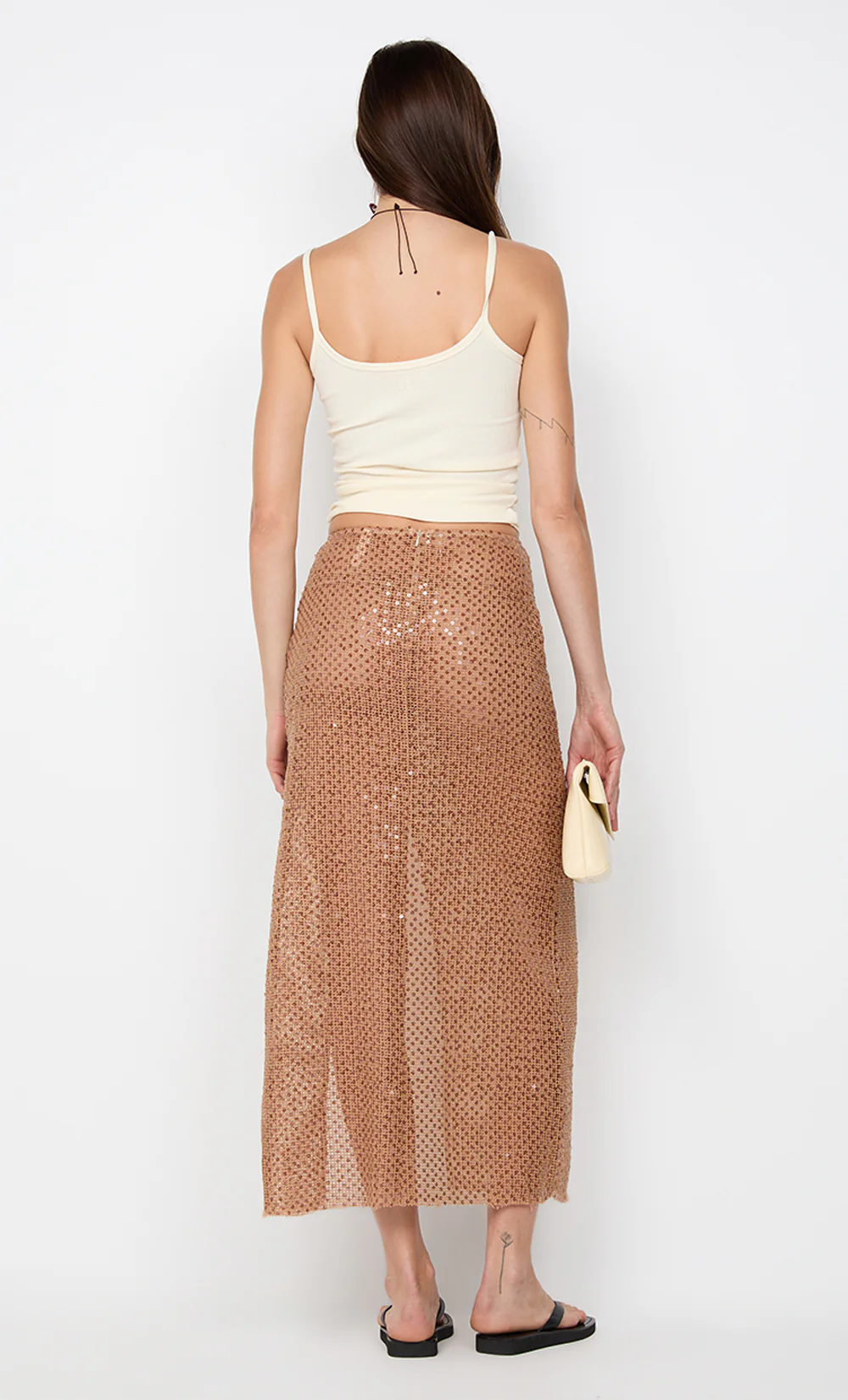 MARGOT MAXI SKIRT - CAMEL - Image 3