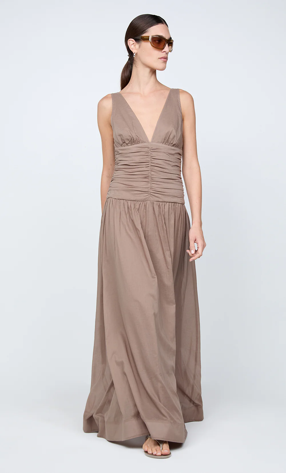 MARLOWE MAXI DRESS - TAUPE