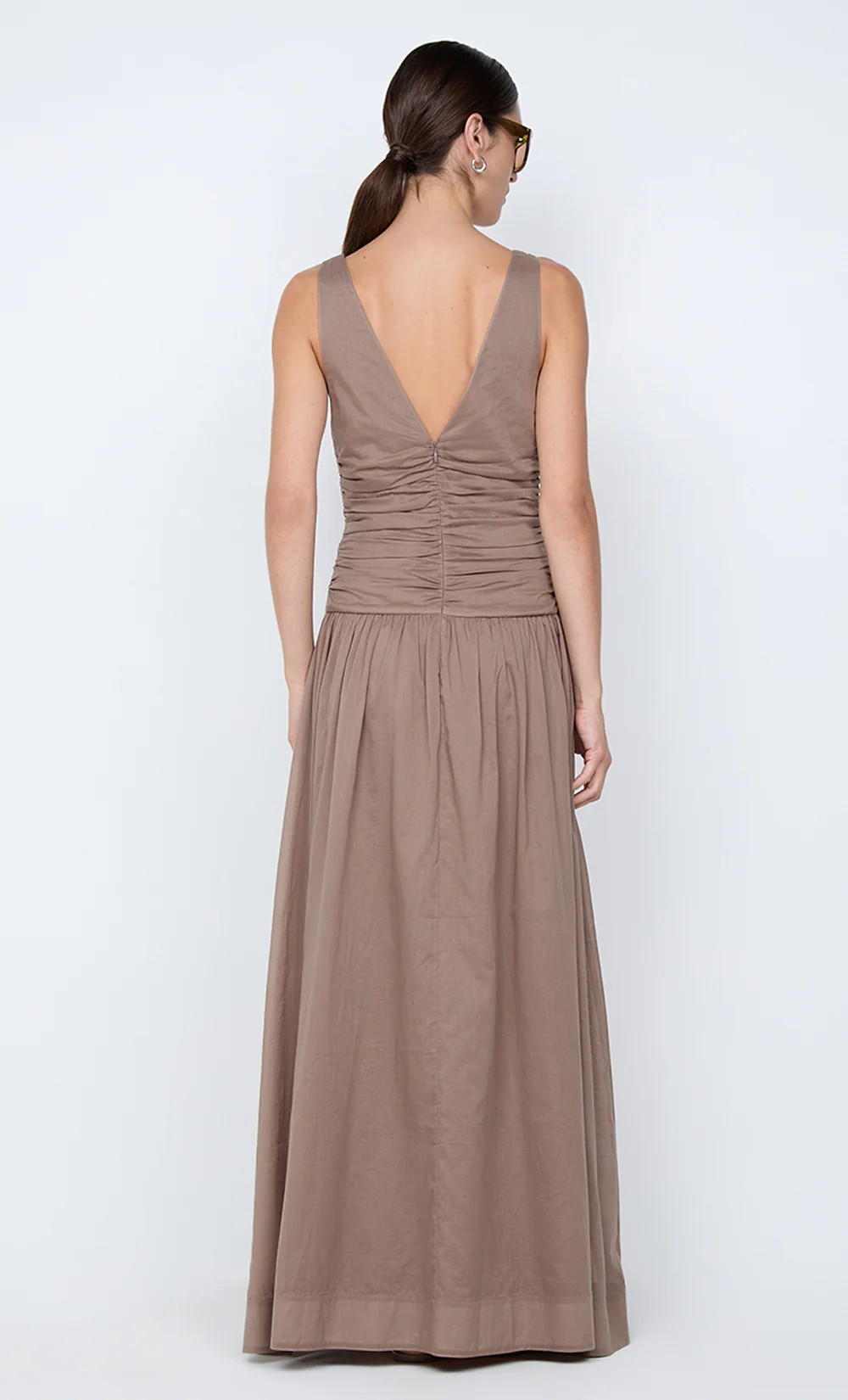 MARLOWE MAXI DRESS - TAUPE - Image 4
