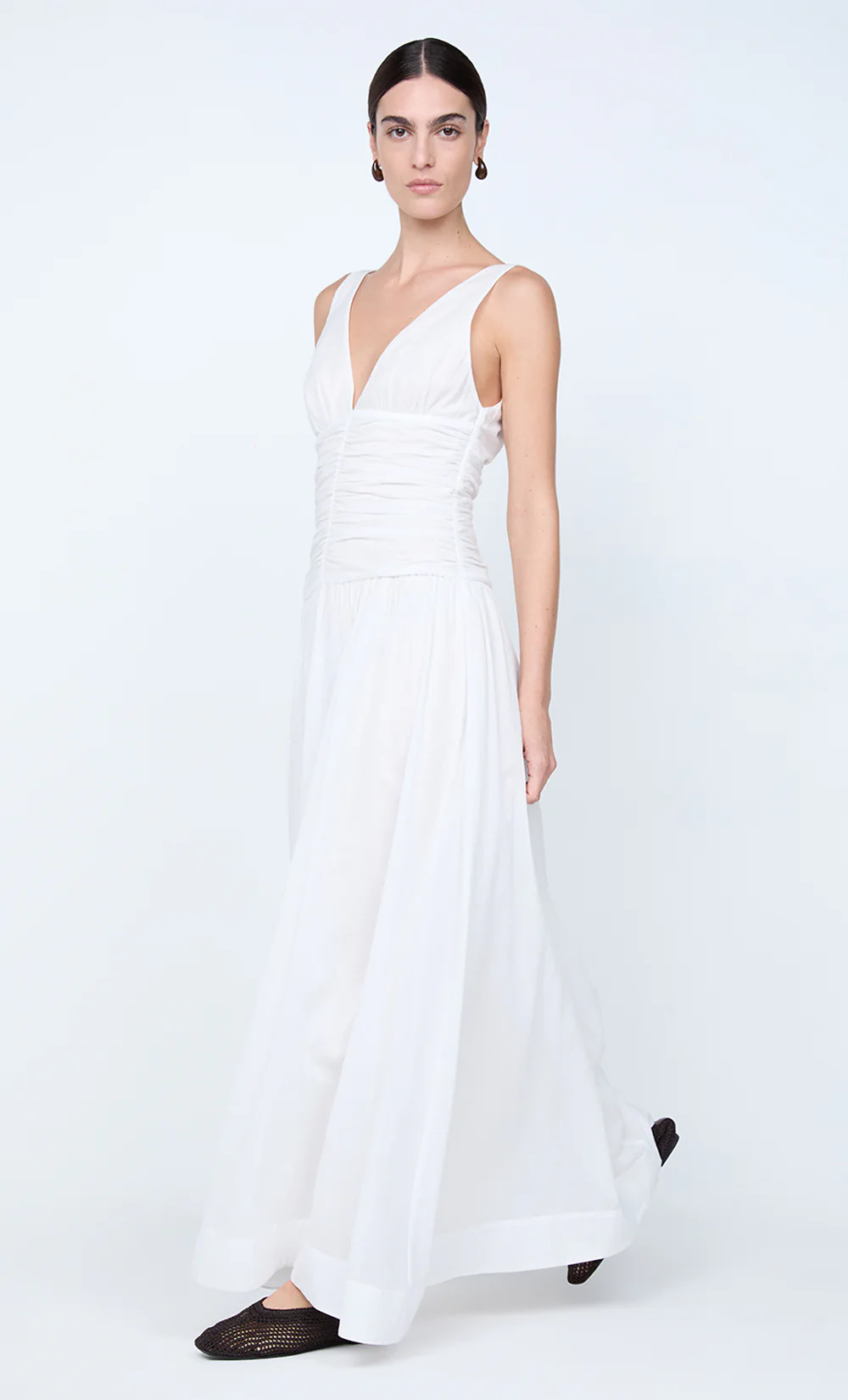 MARLOWE MAXI DRESS - WHITE - Image 4