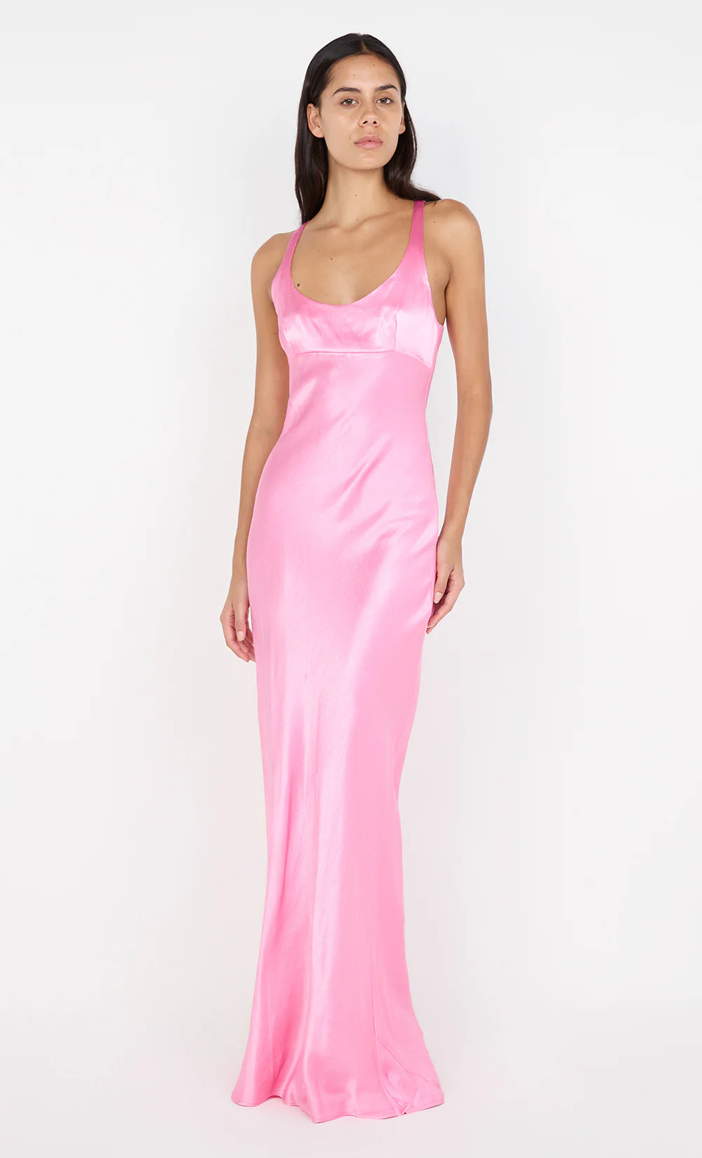 MAXINA CROSSOVER DRESS - CANDY PINK - Image 3
