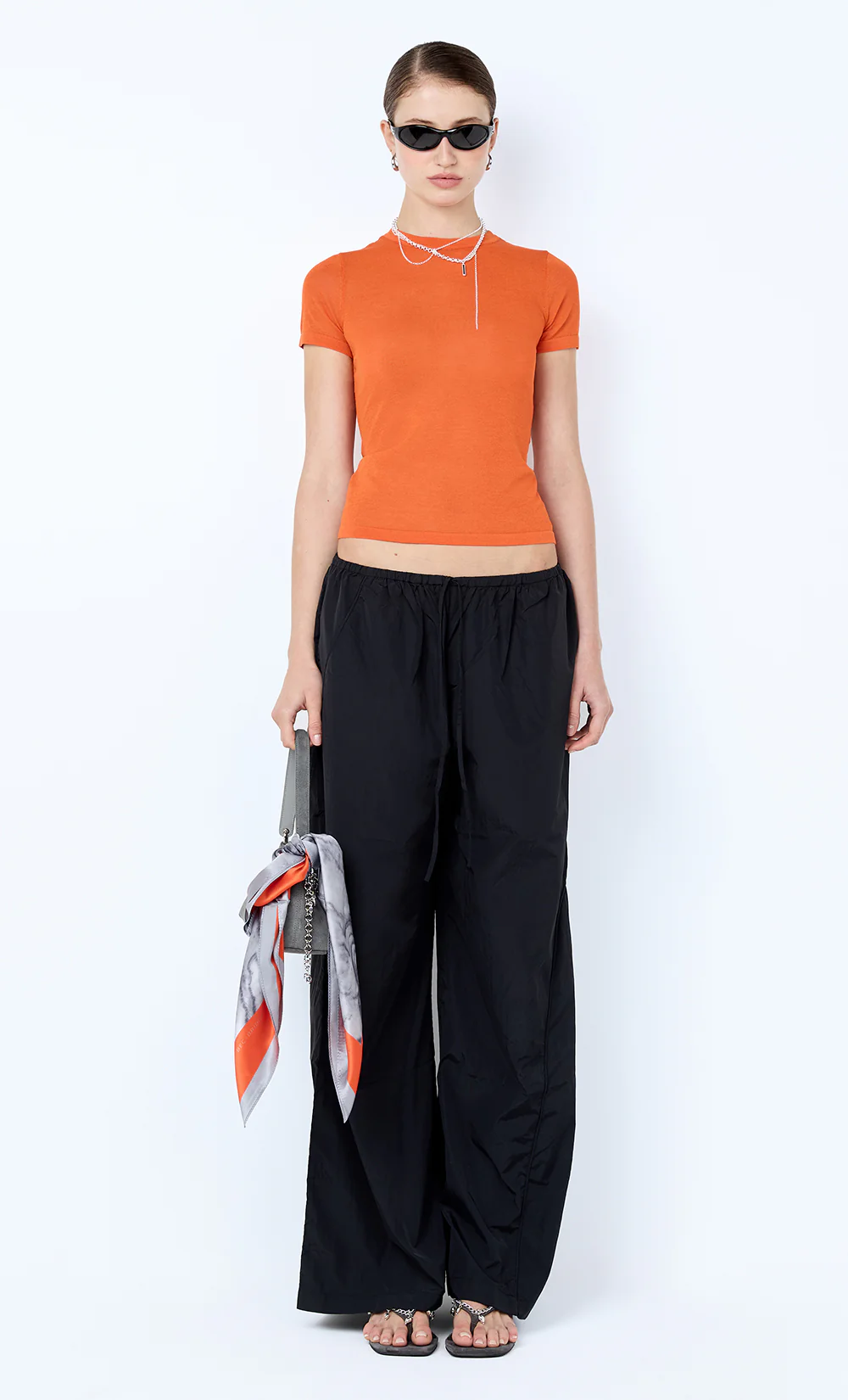 MELROSE BABY TEE - PERSIMMON