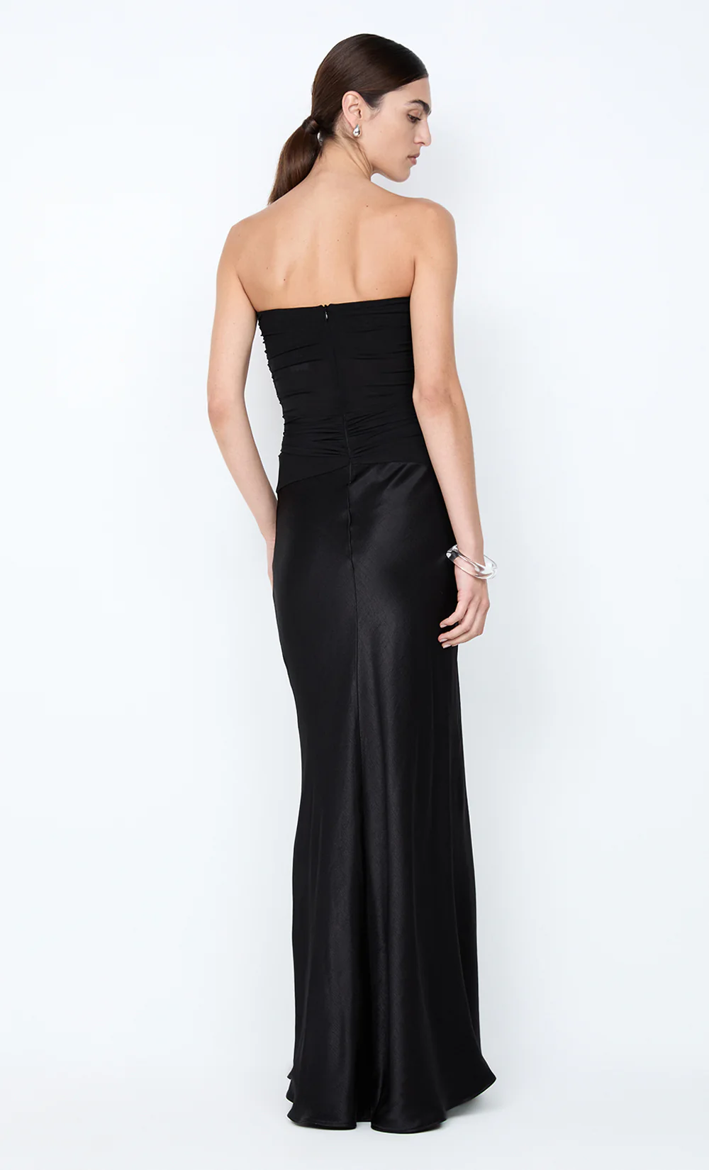 MILLAH STRAPLESS DRESS - BLACK - Image 6