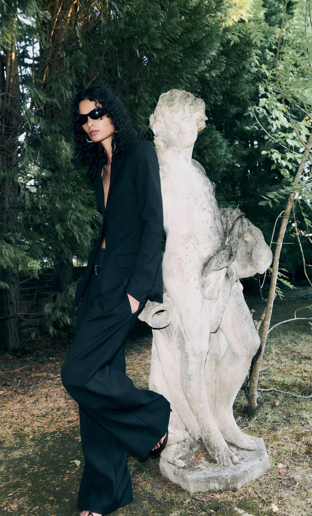 MIRREN CONTRAST PANT - BLACK - Image 2