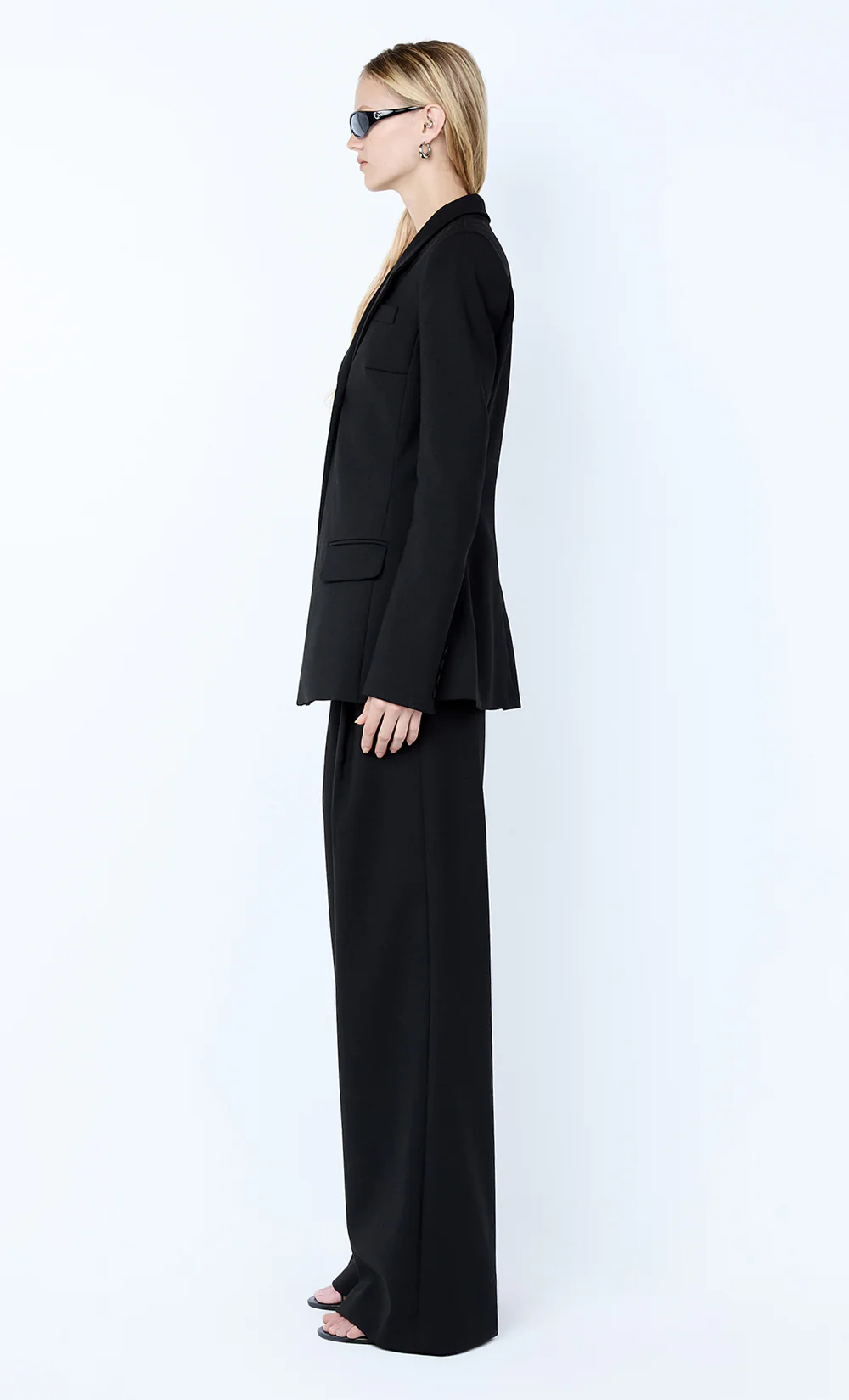 MIRREN LONGLINE BLAZER - BLACK - Image 4