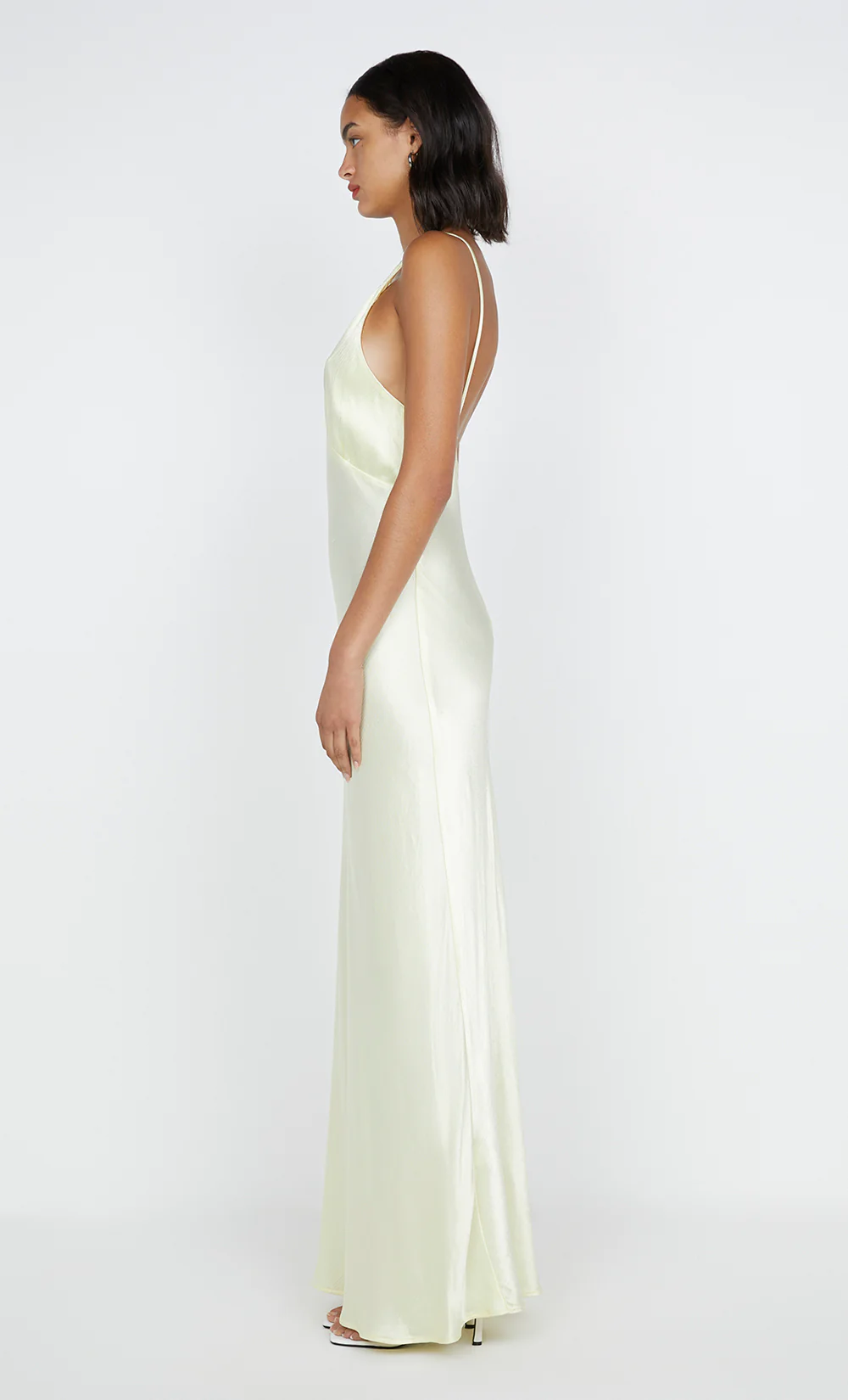 MOON DANCE V MAXI DRESS - ICE YELLOW - Image 4
