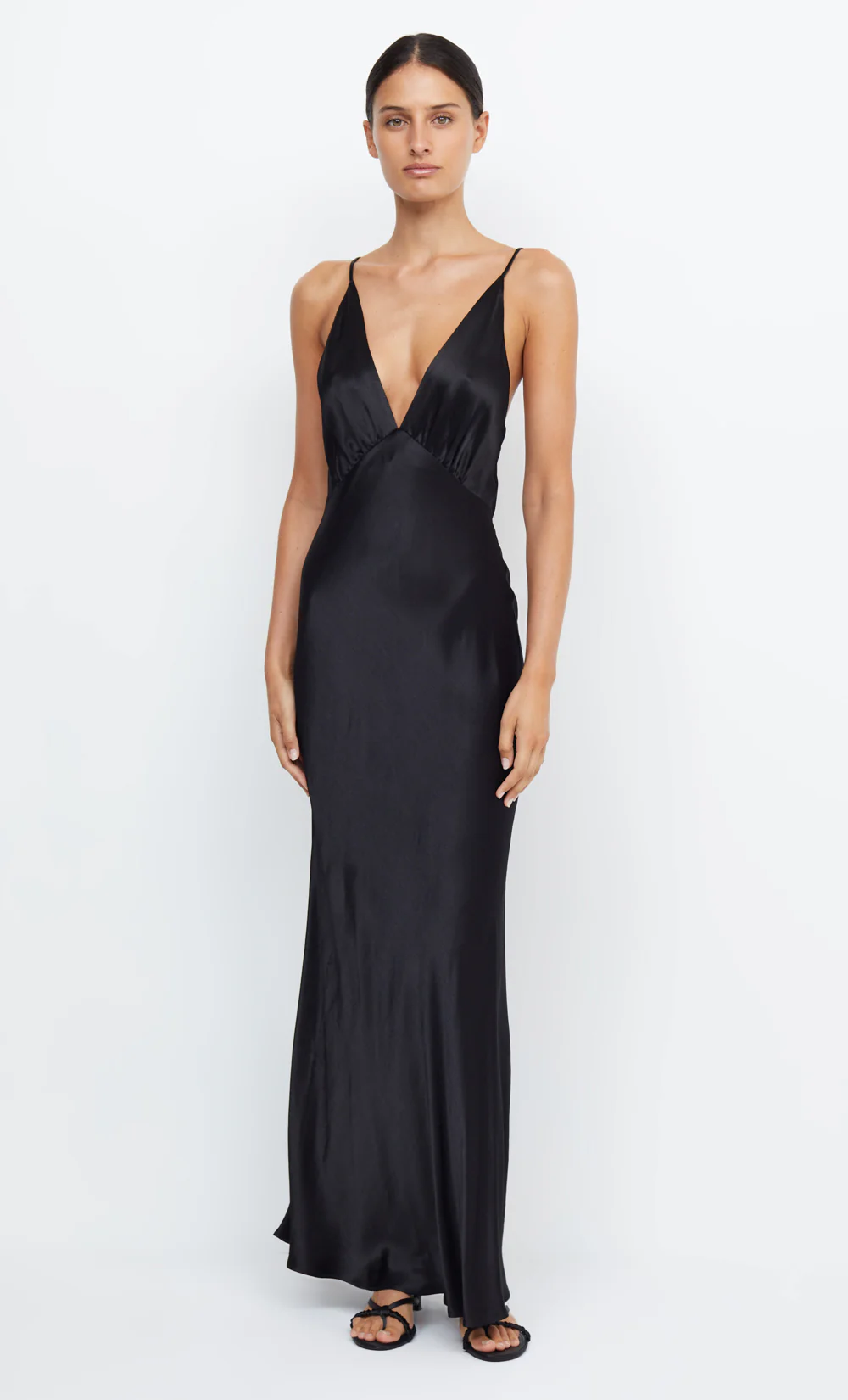 MOON DANCE V MAXI DRESS - BLACK - Image 8