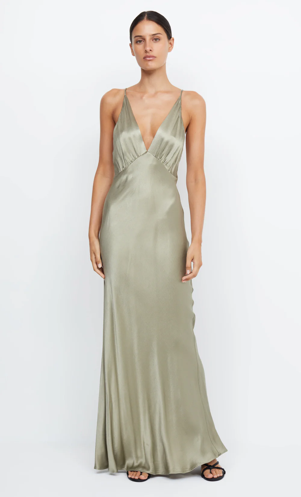 MOON DANCE V MAXI DRESS - SAGE - Image 2