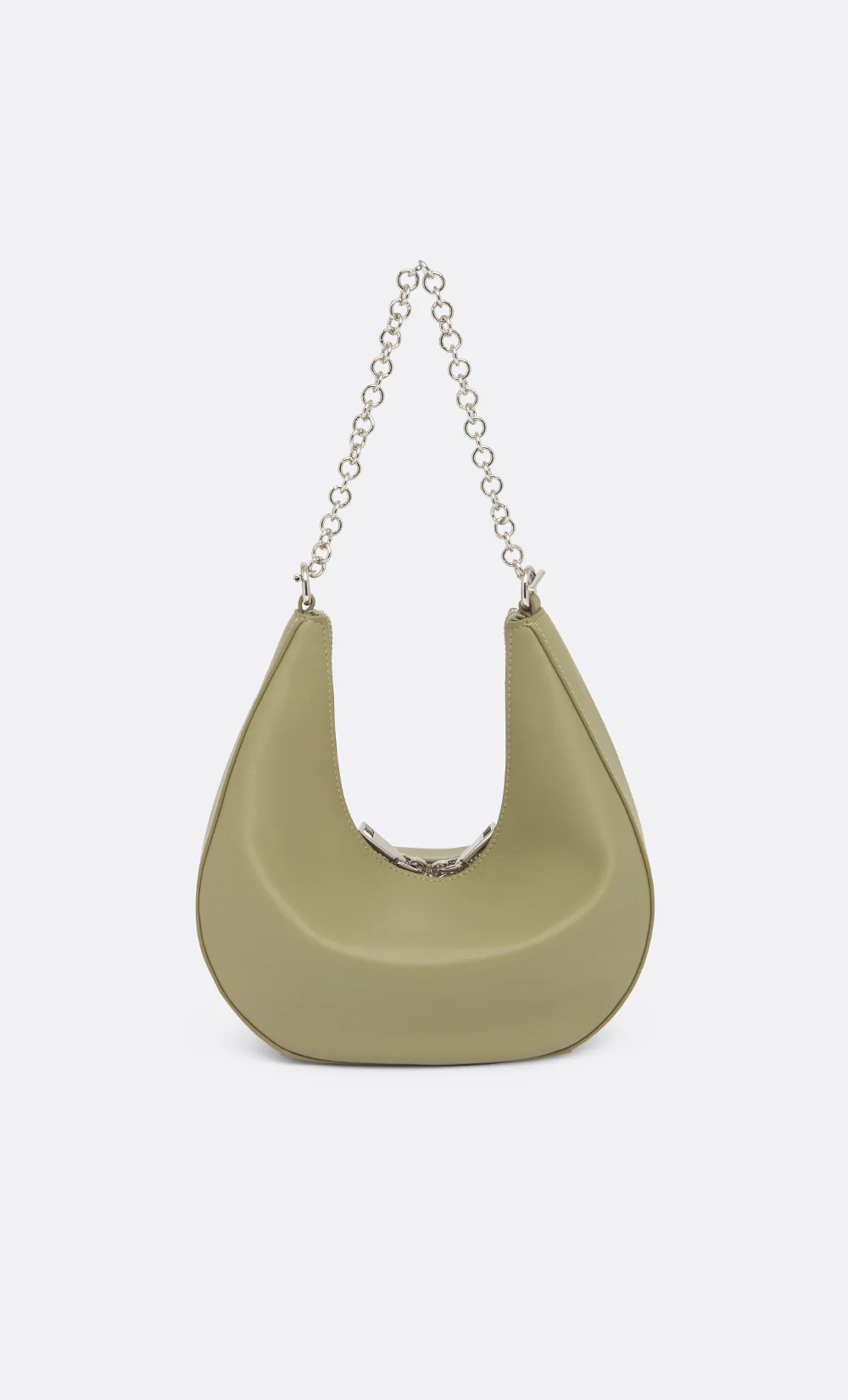 MYRA PETIT SAC BAG - PISTACHIO LEATHER/SILVER - Image 4