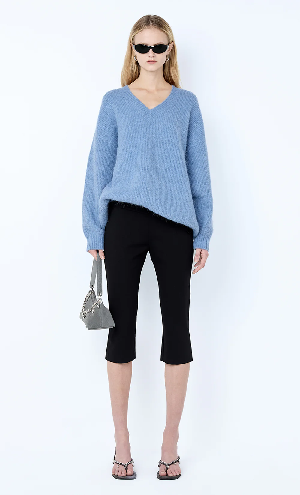 NOE OVERSIZED JUMPER - DENIM BLUE