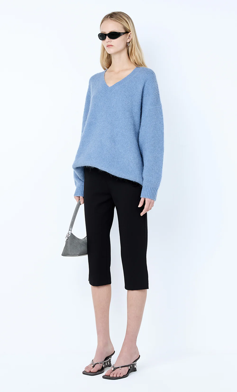 NOE OVERSIZED JUMPER - DENIM BLUE - Image 3