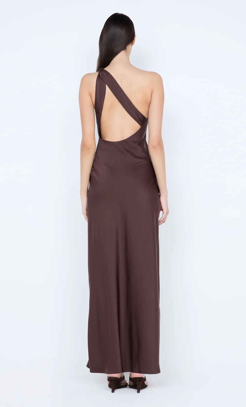 NYSSA MAXI DRESS - DARK CHOCOLATE - Image 8