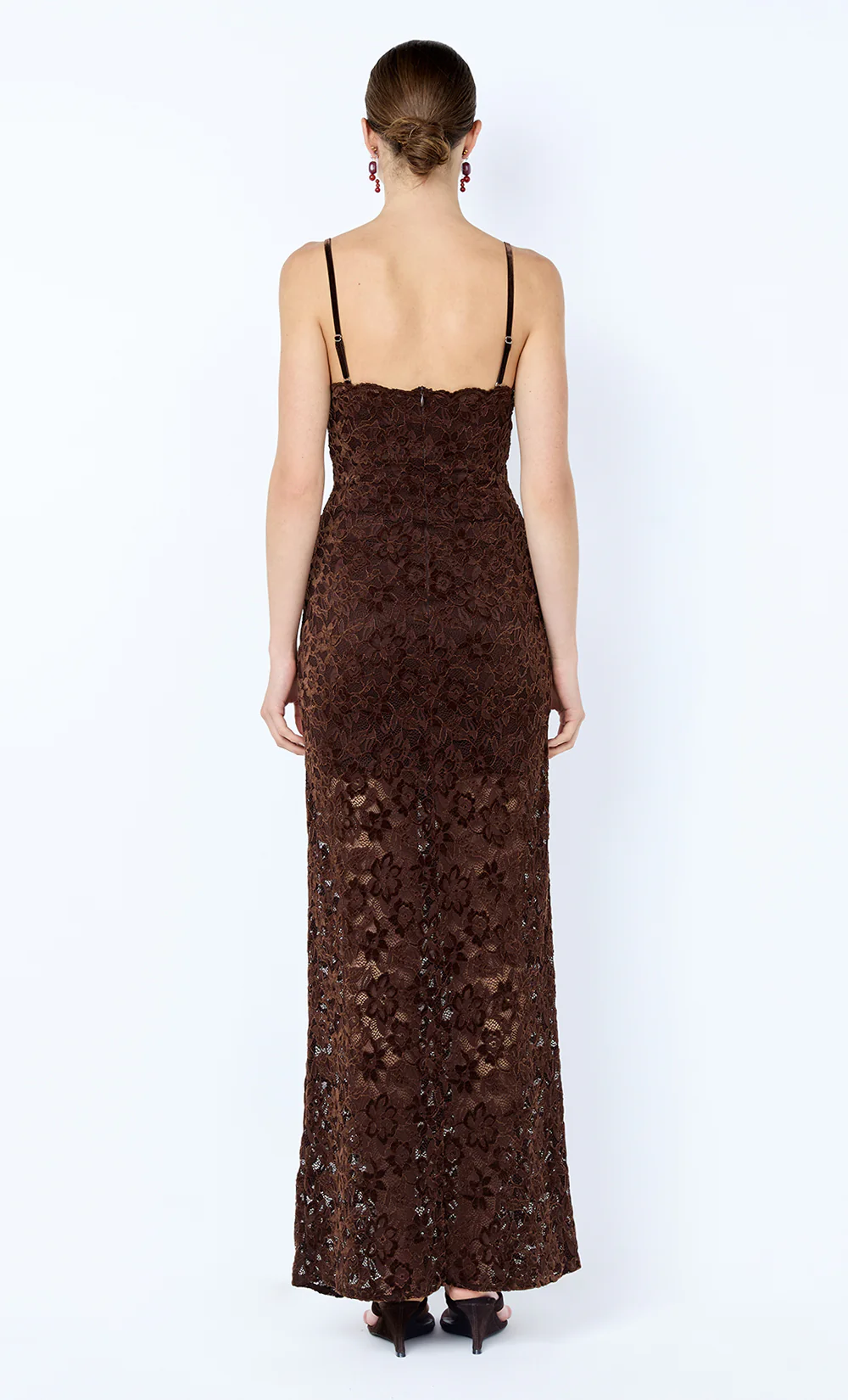 PAMELA MAXI DRESS - CHOC - Image 4