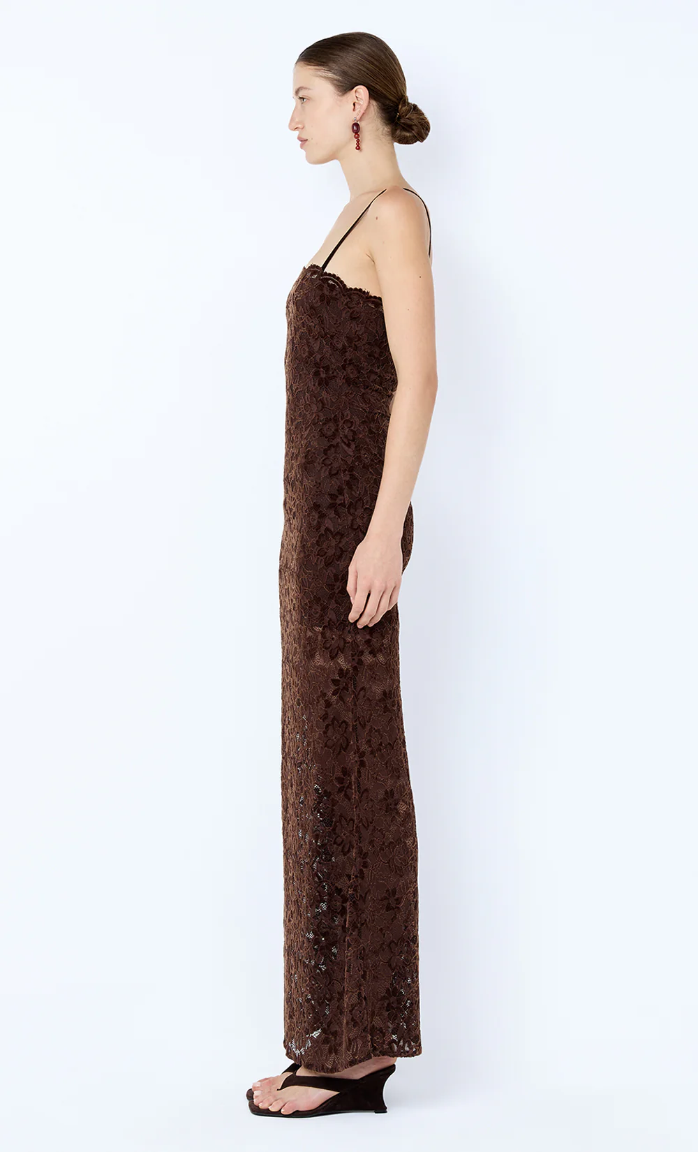 PAMELA MAXI DRESS - CHOC - Image 5