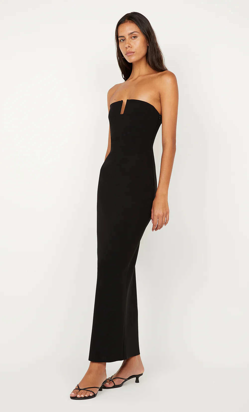 RAFI STRAPLESS DRESS - BLACK - Image 3
