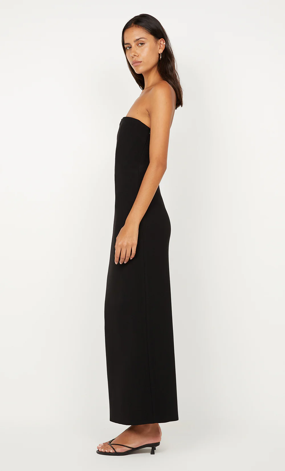 RAFI STRAPLESS DRESS - BLACK - Image 4