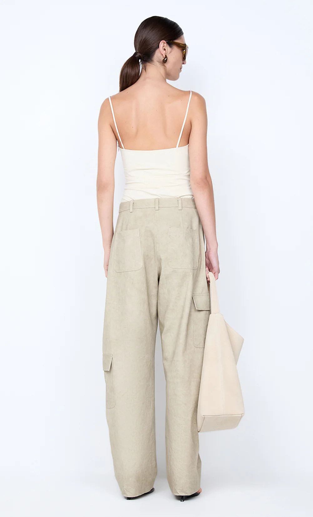 REID COWL TOP - VANILLA - Image 5