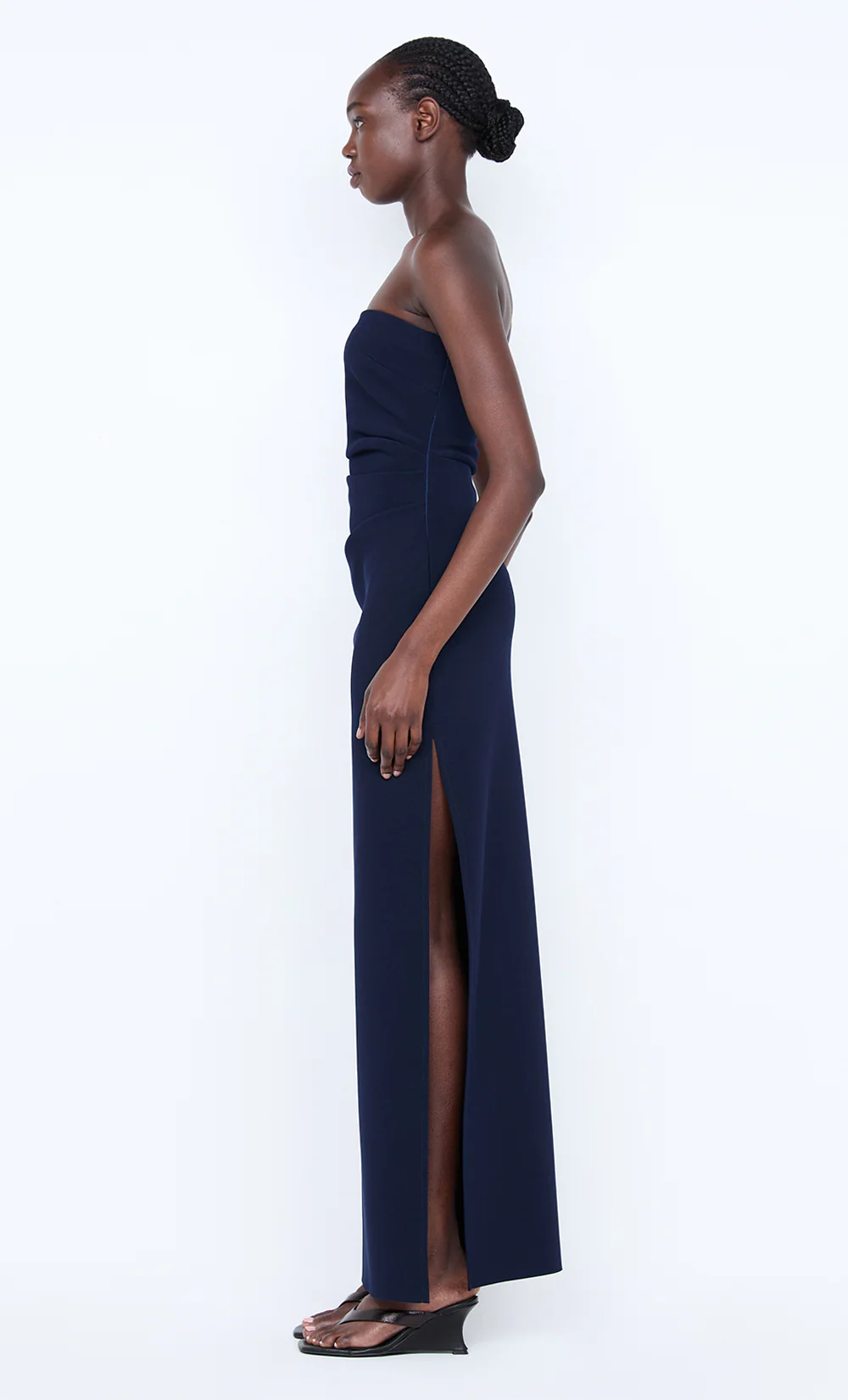 REINA STRAPLESS MAXI DRESS - INK - Image 2