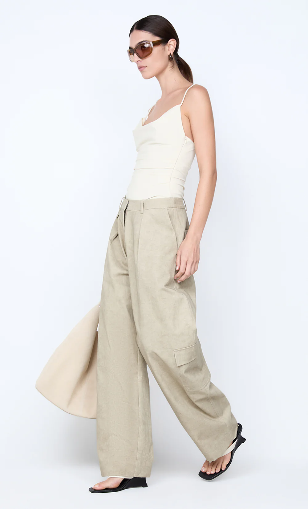 SIA UTILITY PANT - TAUPE - Image 6