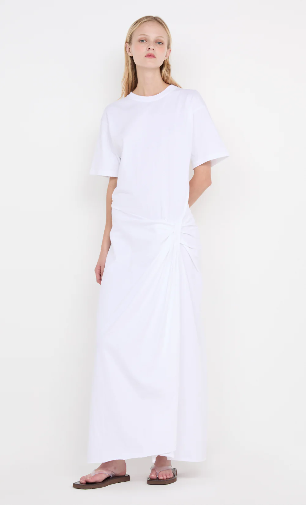 SIMI MAXI DRESS - WHITE - Image 3