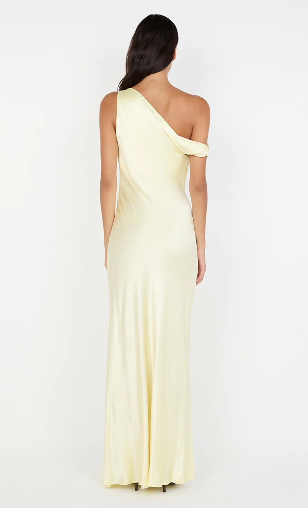 SOL ASYM DRESS - ICE YELLOW - Image 5