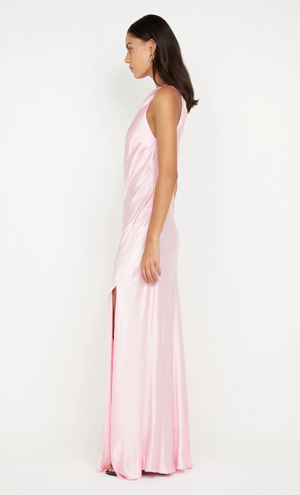 SOL ASYM DRESS - POWDER PINK - Image 5