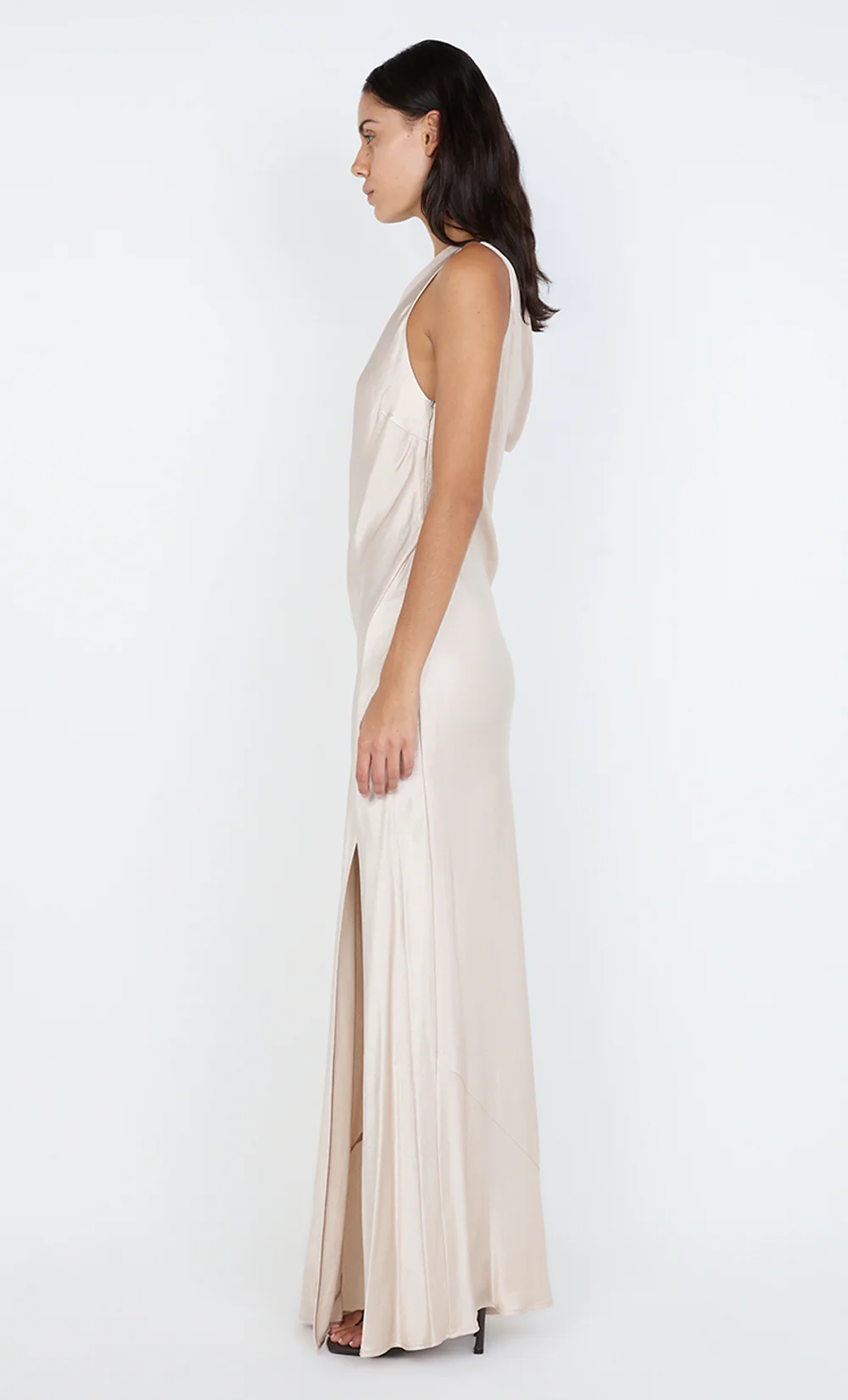 SOL ASYM DRESS - SAND - Image 3