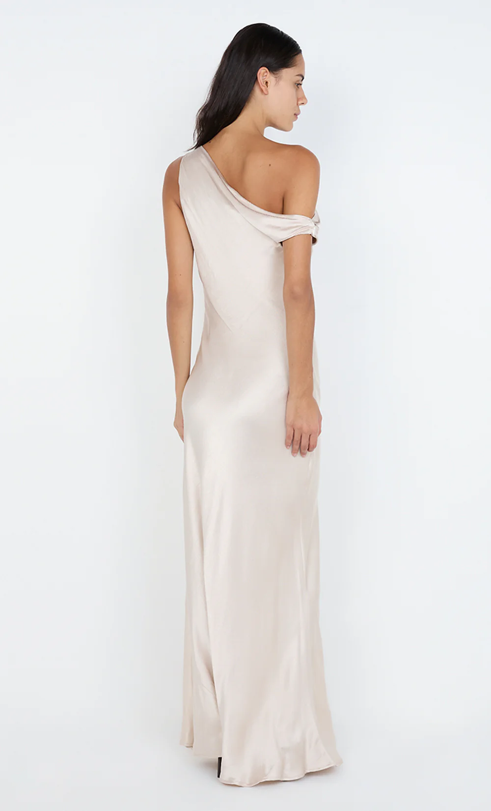 SOL ASYM DRESS - SAND - Image 4