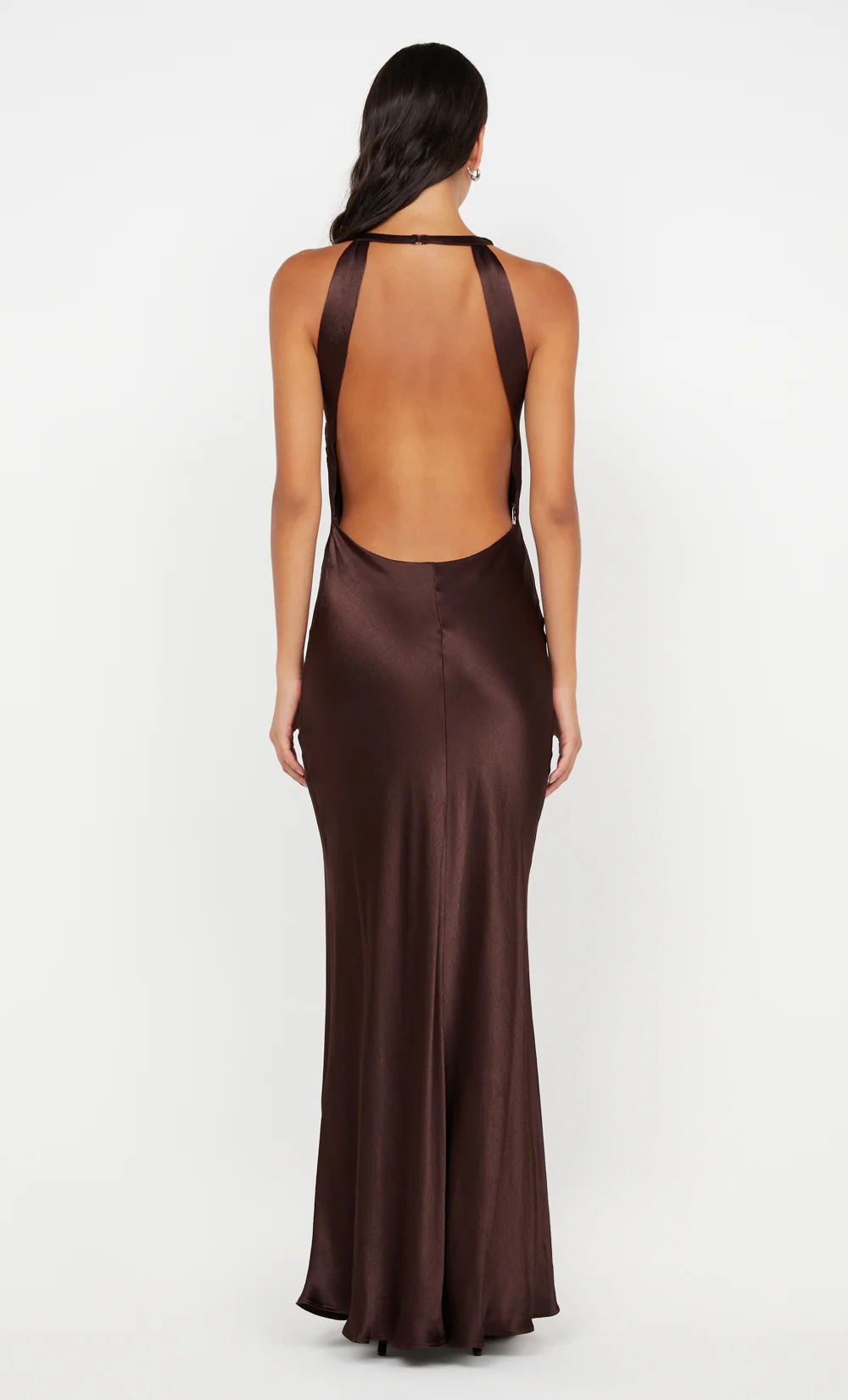 SOL MAXI DRESS - DARK CHOCOLATE - Image 2