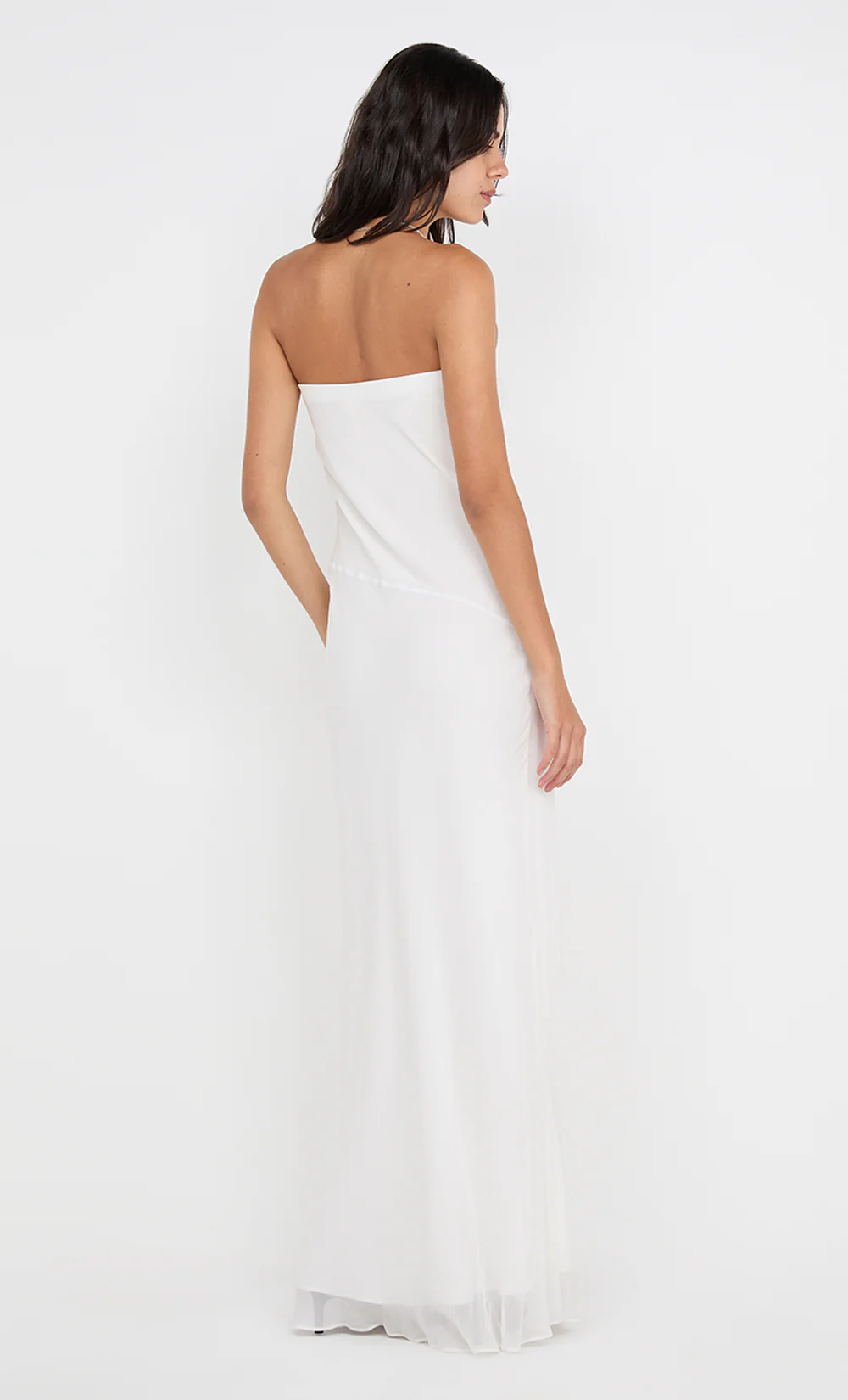 SONEVA STRAPLESS MAXI DRESS - IVORY - Image 2