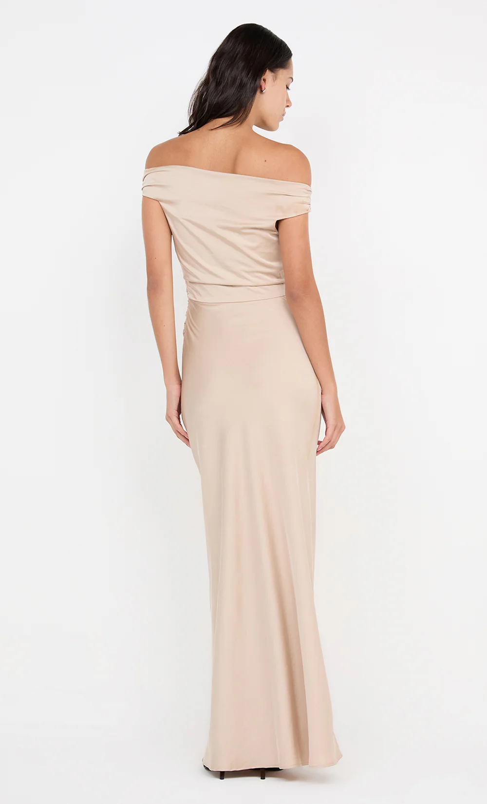 ETERNITY OFF SHOULDER MAXI - SAND - Image 2