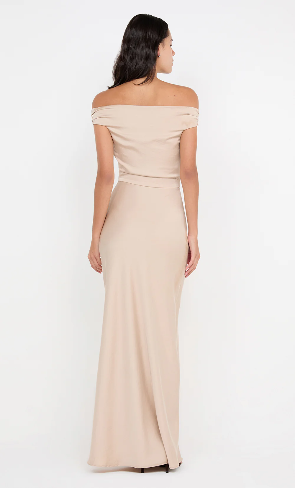 ETERNITY OFF SHOULDER MAXI - SAND - Image 8