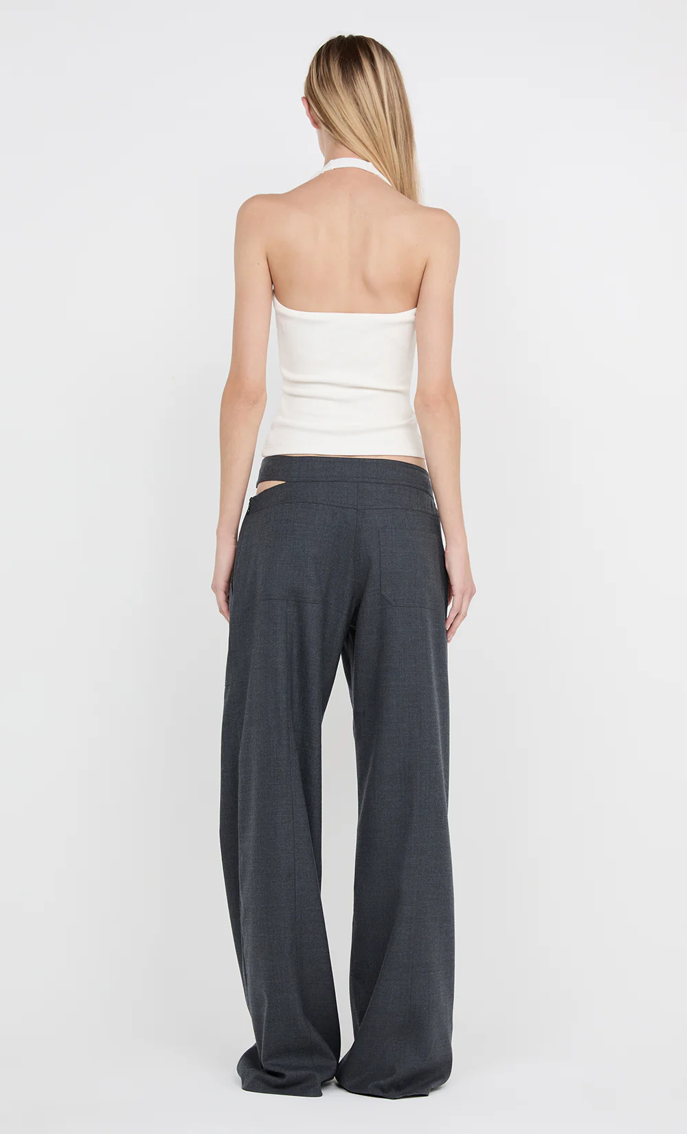 TOMMI TAILORED PANT - CHARCOAL - Image 6