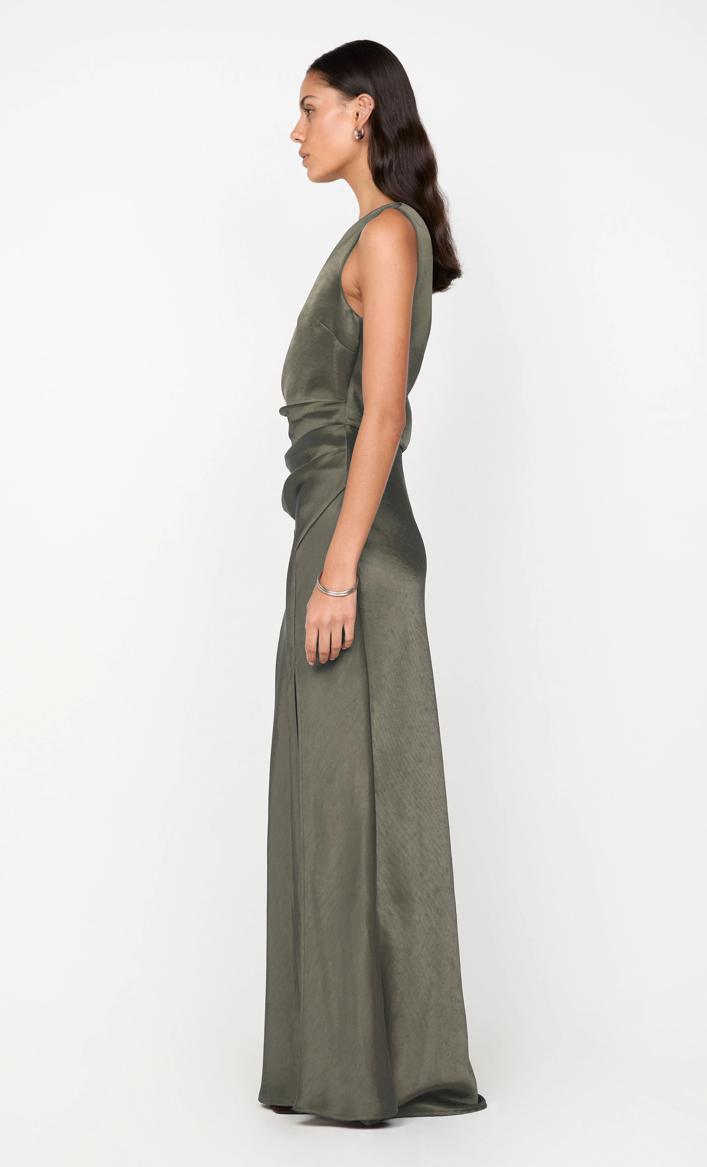 THE DREAMER ASYM DRESS - DK WILLOW - Image 4