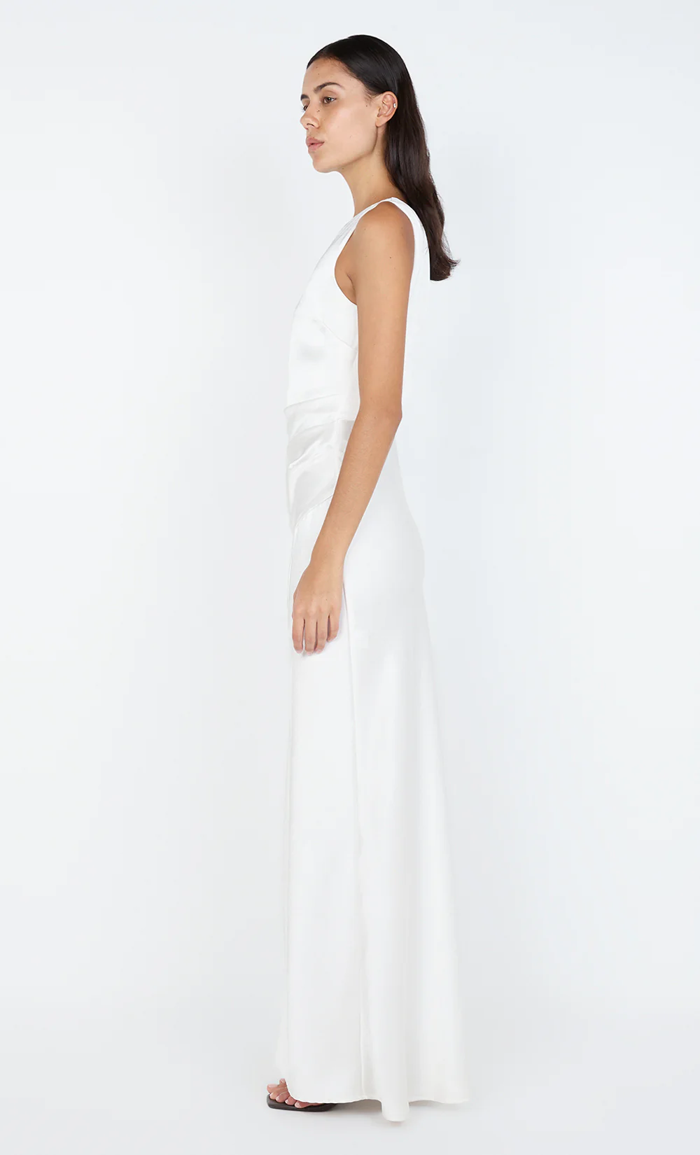 THE DREAMER ASYM DRESS - IVORY - Image 5