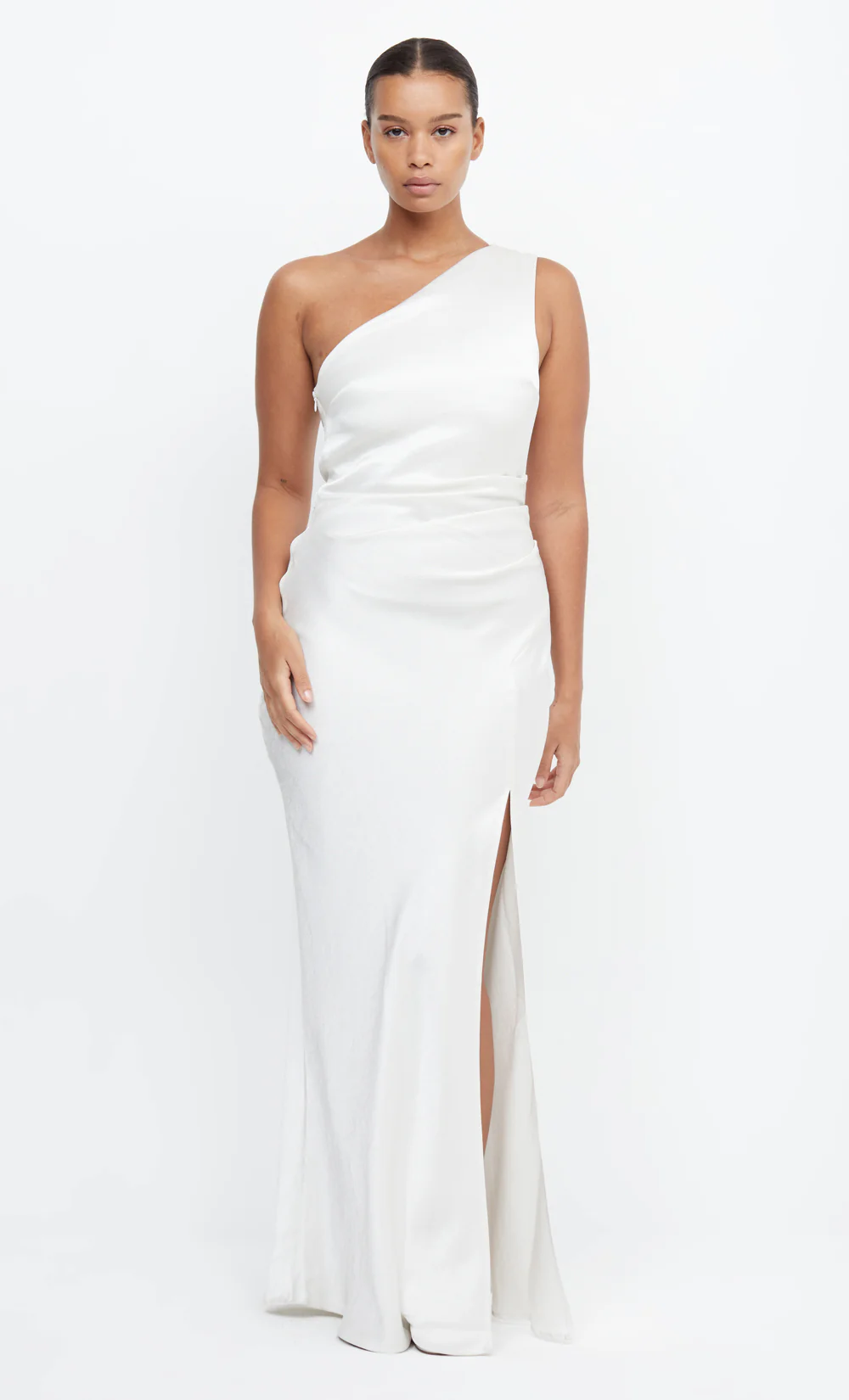 THE DREAMER ASYM DRESS - IVORY - Image 6