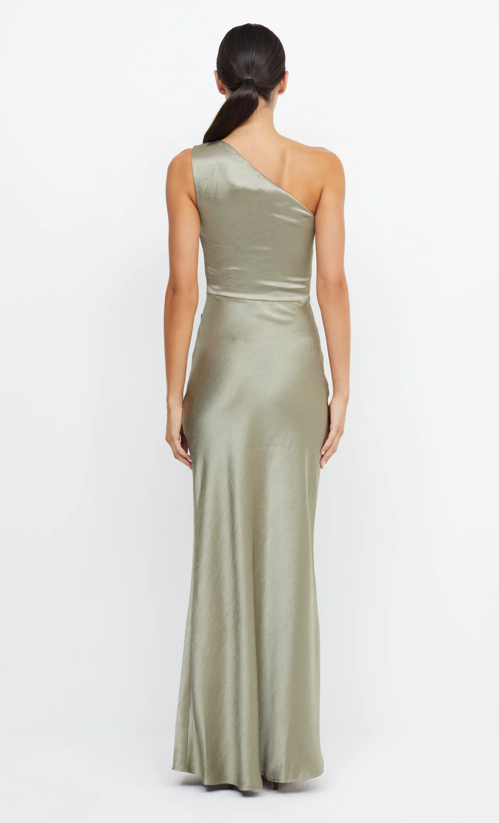 THE DREAMER ASYM DRESS - SAGE - Image 7