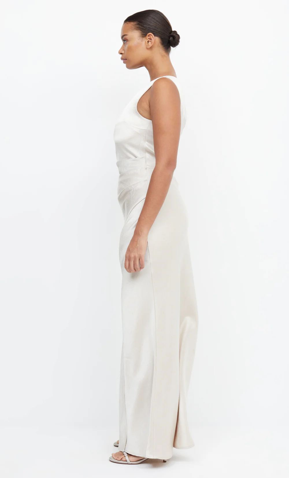 THE DREAMER ASYM DRESS - SAND - Image 5