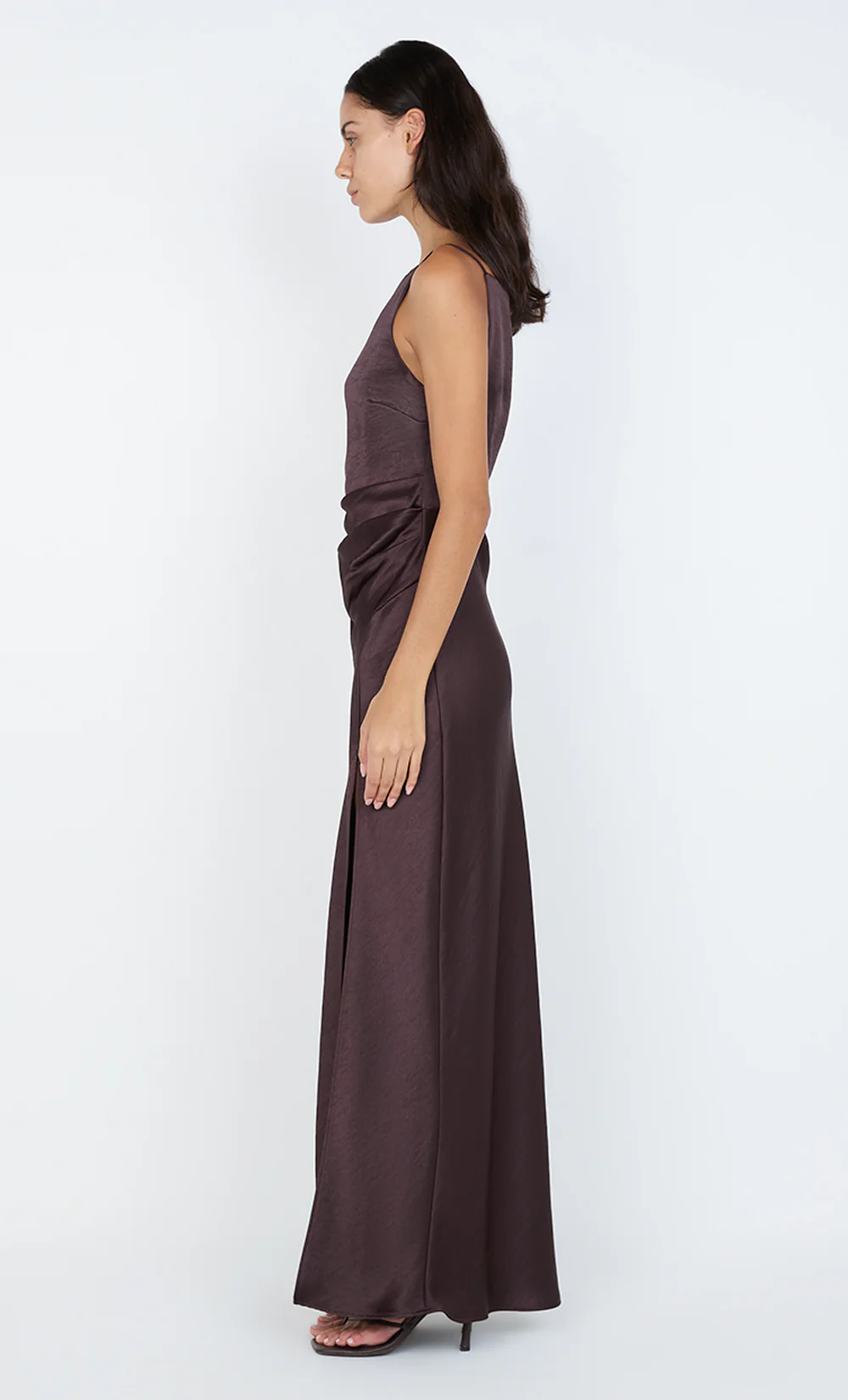 THE DREAMER MAXI DRESS - DARK CHOCOLATE - Image 3