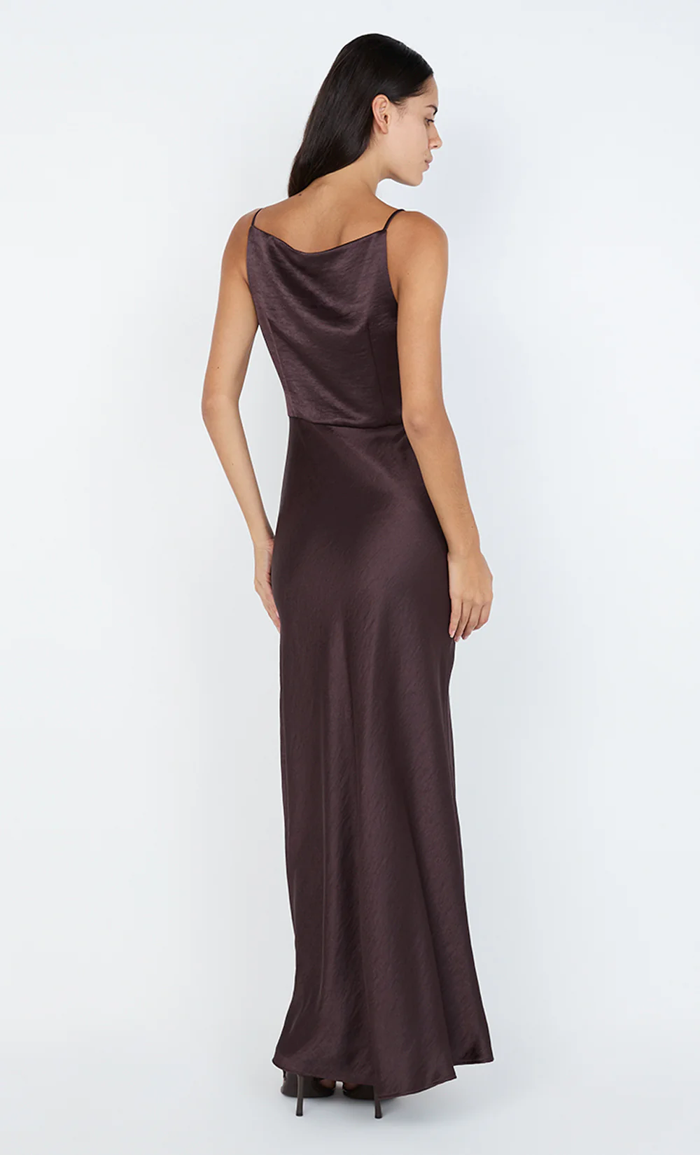 THE DREAMER MAXI DRESS - DARK CHOCOLATE - Image 4