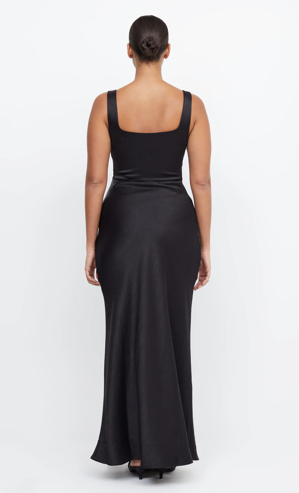 THE DREAMER SQUARE NECK DRESS - BLACK - Image 3