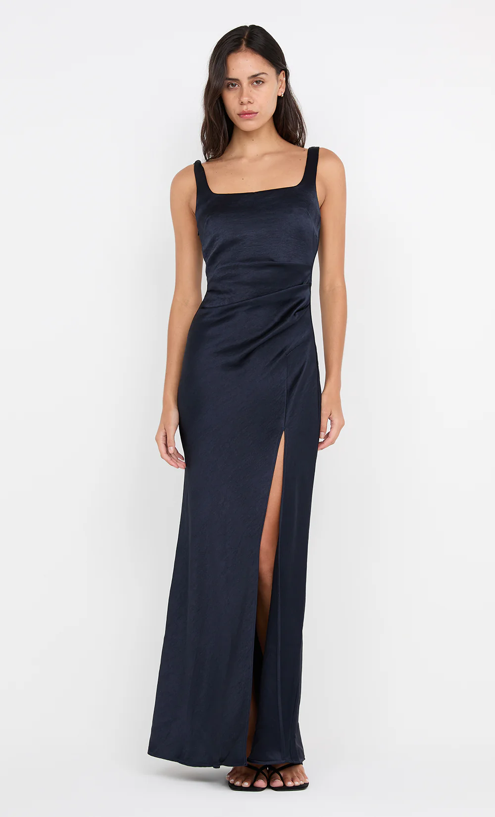 THE DREAMER SQUARE NECK DRESS - INK - Image 4