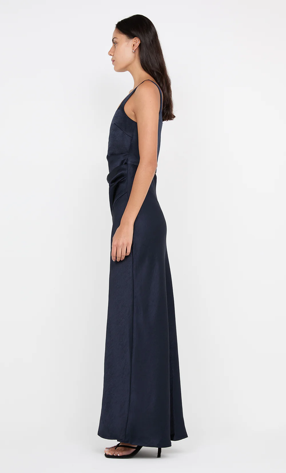 THE DREAMER SQUARE NECK DRESS - INK - Image 7