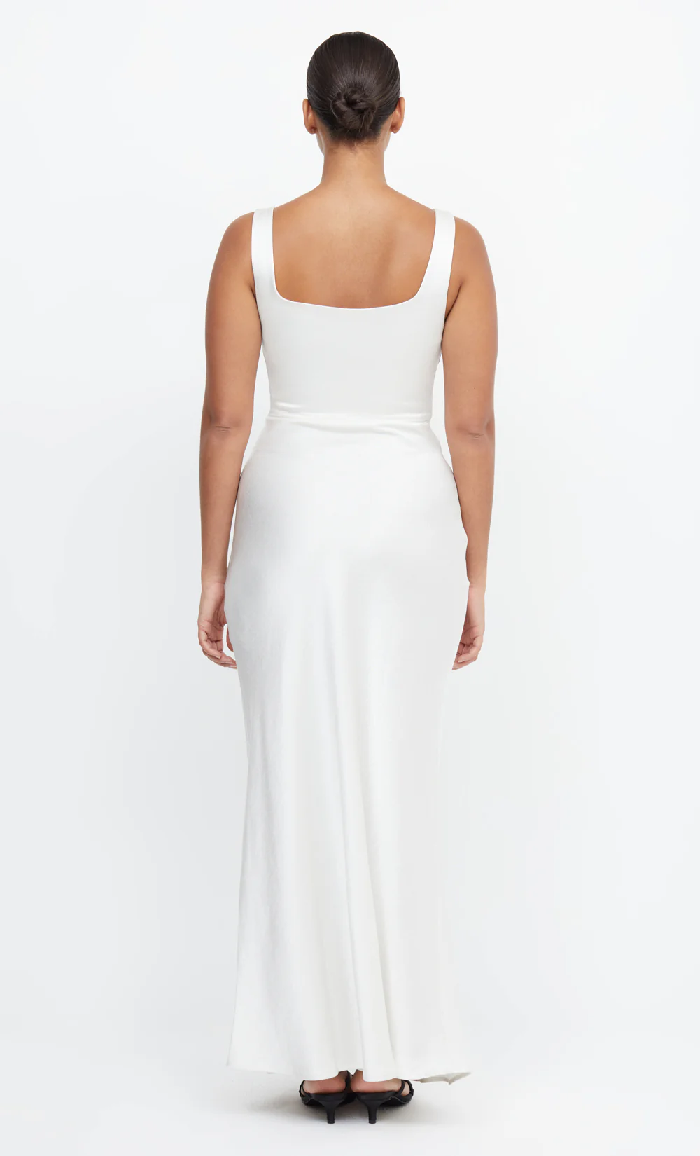 THE DREAMER SQUARE NECK DRESS - IVORY - Image 6