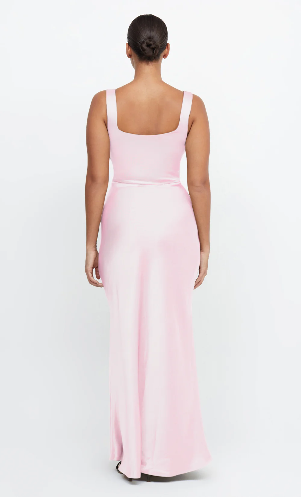 THE DREAMER SQUARE NECK DRESS - POWDER PINK - Image 7