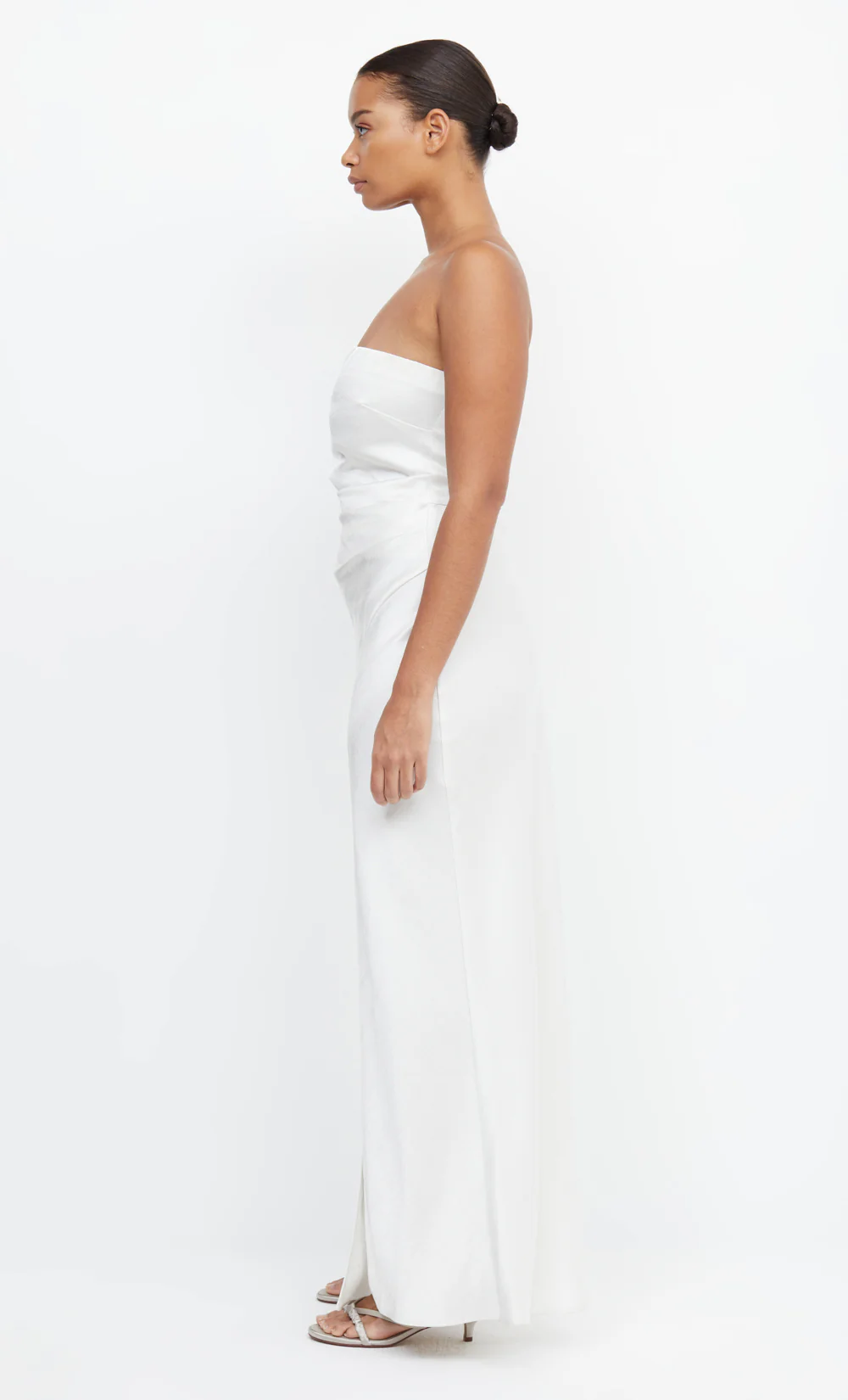 THE DREAMER STRAPLESS DRESS - IVORY - Image 10