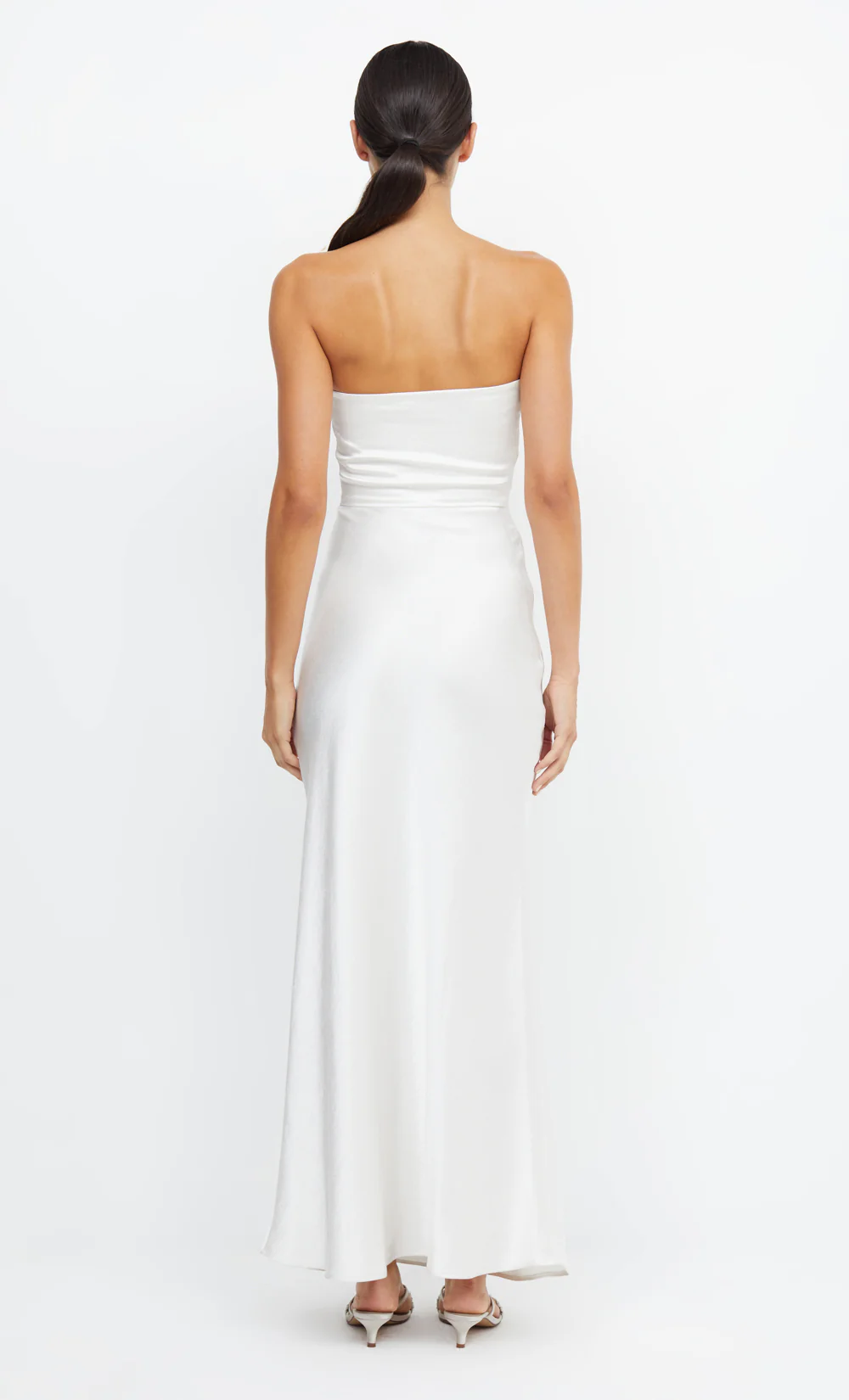 THE DREAMER STRAPLESS DRESS - IVORY - Image 4