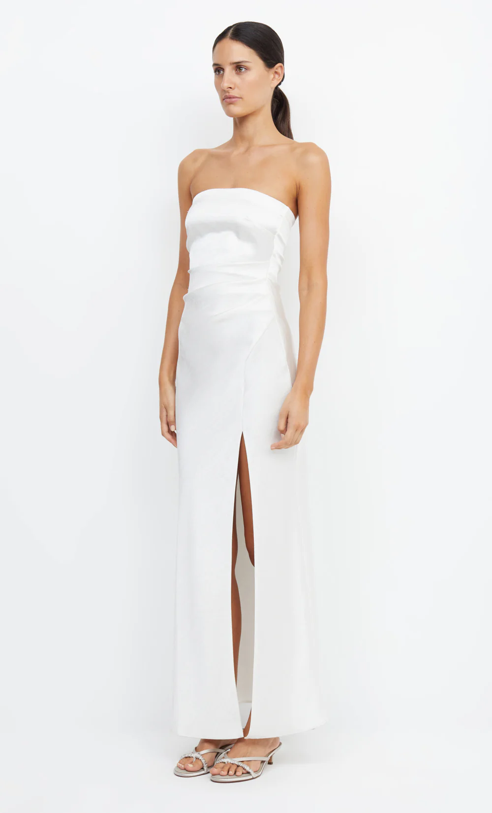 THE DREAMER STRAPLESS DRESS - IVORY - Image 5