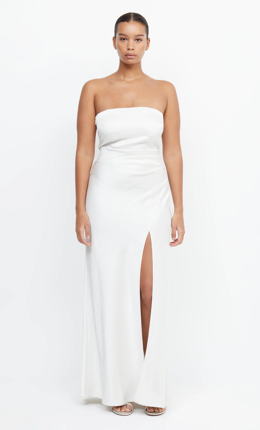 THE DREAMER STRAPLESS DRESS - IVORY - Image 7